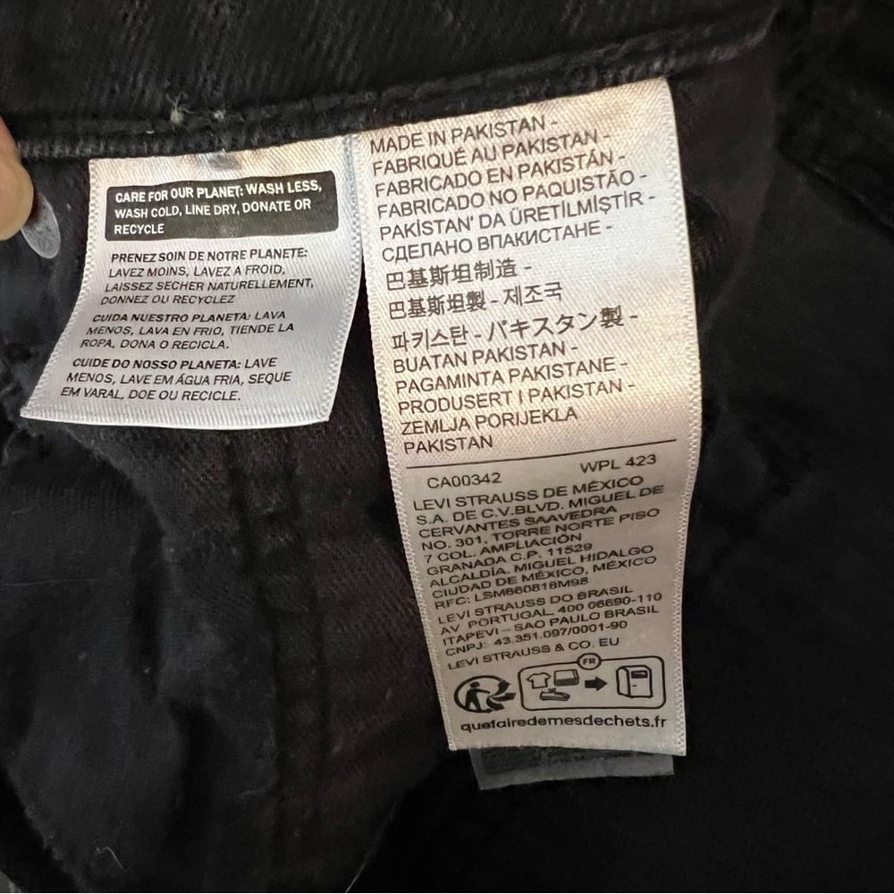 Levi's 541 Athletic Taper Jeans - Black - Men’s W32 L30 - Picture 9 of 13